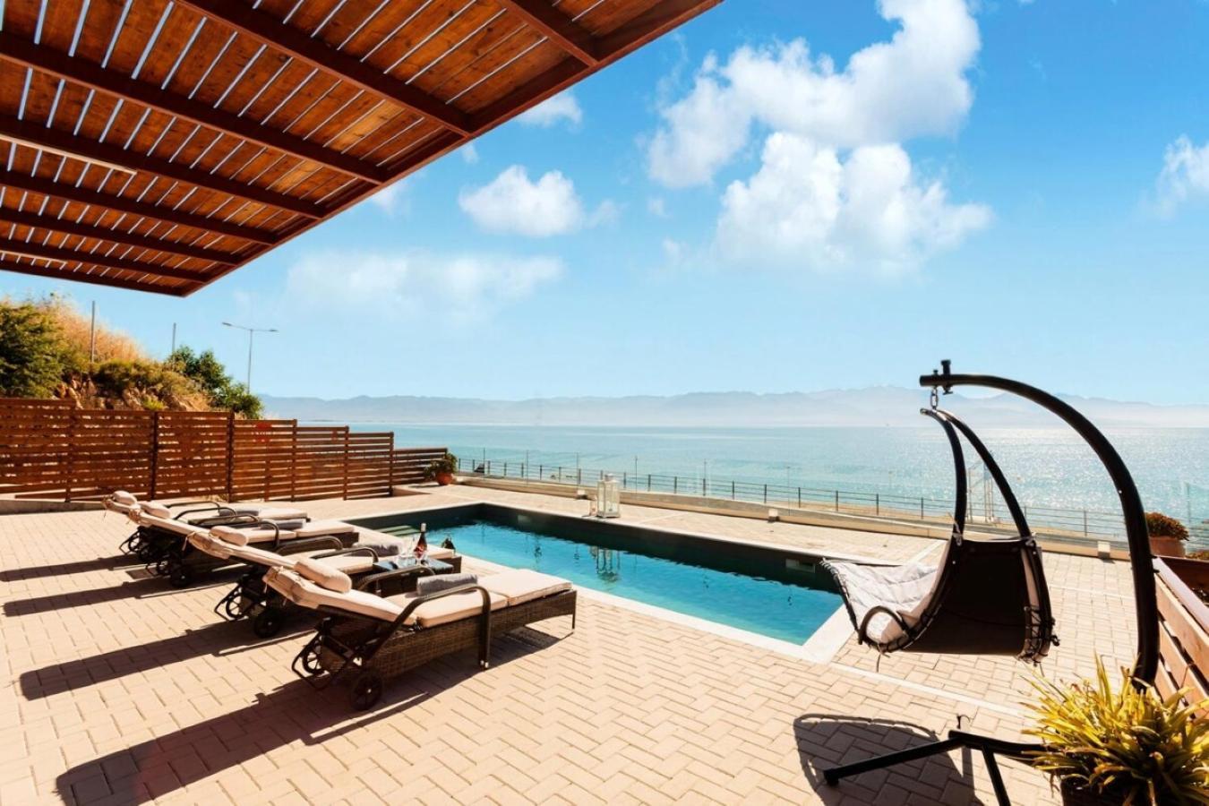 Seaside Summer Bliss - Aurora Luxury Pool Paradise Petalídi Kültér fotó